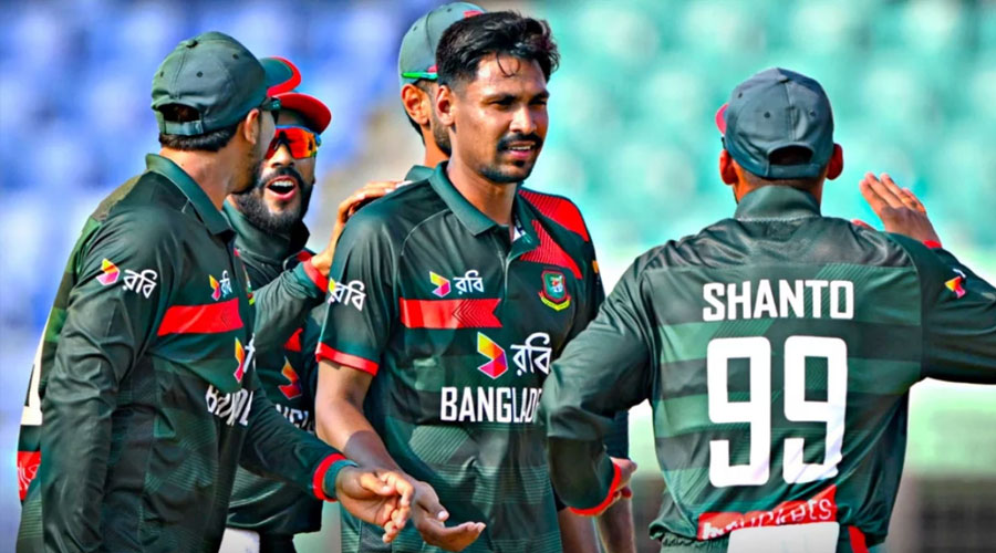 শান্তর সেঞ্চুরির পর মোস্তাফিজের ফাইফার, সিরিজ জিতলো বাংলাদেশ