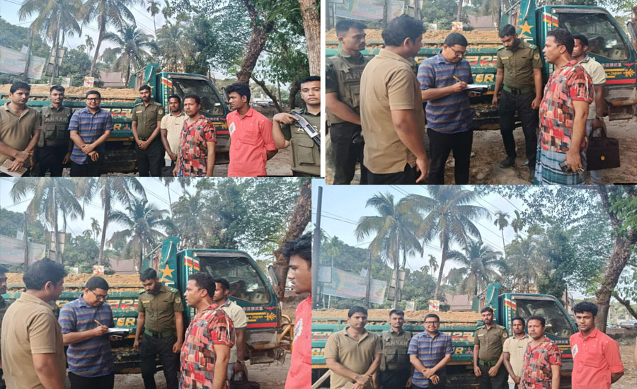 মহেশখালীতে অবৈধ বালু উত্তোলনে মোবাইল কোর্টের অভিযান: ডাম্পার আটক, ৫০ হাজার টাকা জরিমানা