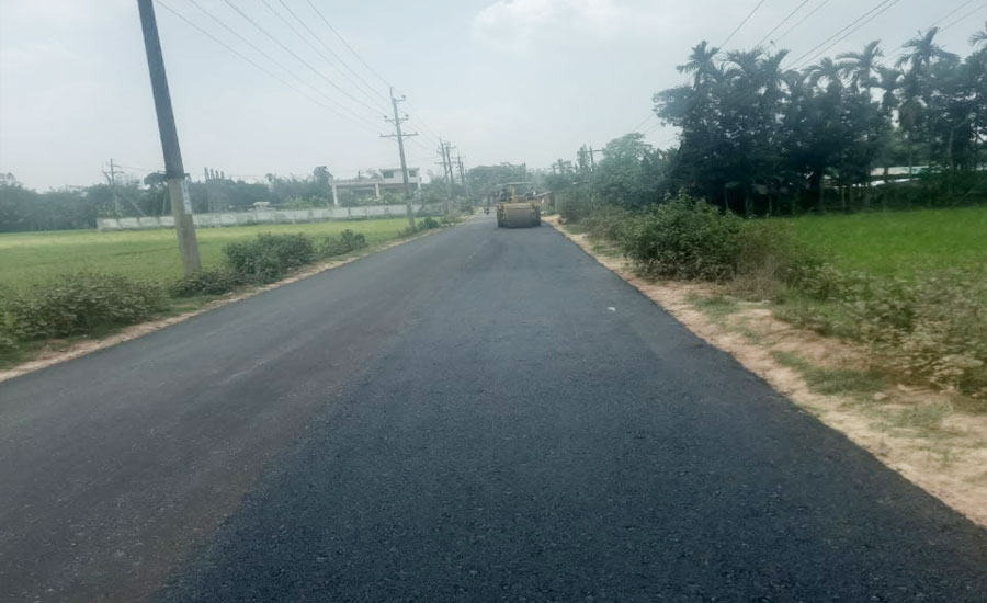 বাইশারী-ঈদগড় সড়ক উন্নয়ন দৃশ্যমান দূর হচ্ছে দীর্ঘদিনের ভোগান্তি