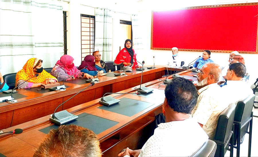 বাউফলে গেটকা প্রকল্পের সভা: জলবায়ু মোকাবেলায় নারীর নেতৃত্ব জোরদারের আহ্বান