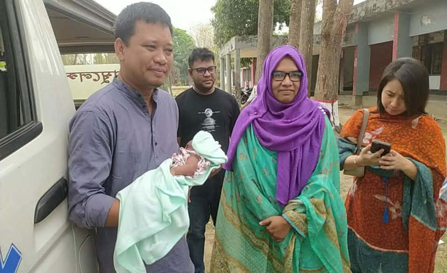 সেই নবজাতক কণ্যা শিশুর  ঠাঁই হলো শহরের ছোটমণি নিবাসে