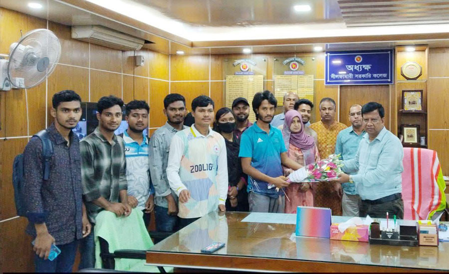 নবনিযুক্ত অধ্যক্ষকে বাঁধনের শুভেচ্ছা