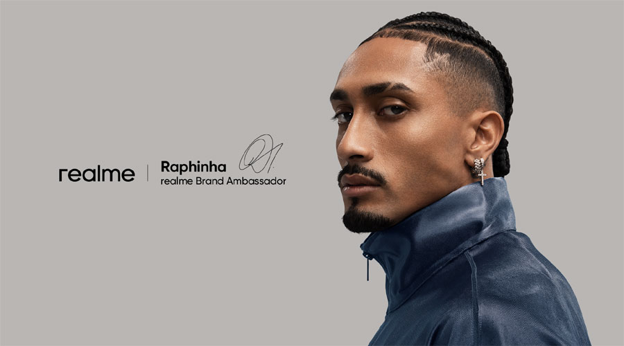 রিয়েলমির গ্লোবাল ব্র্যান্ড অ্যাম্বাসেডর হলেন ফুটবল তারকা রাফিনহা