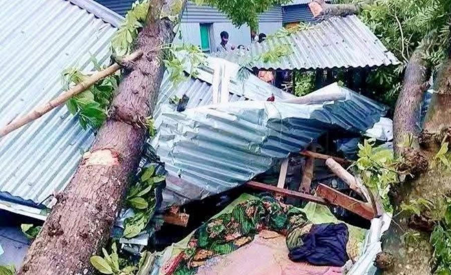 জামালপুরে কালবৈশাখীর ঝড়ে একই পরিবারের ৩ জন নিহত