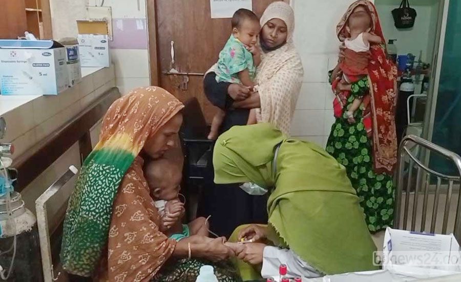 ময়মনসিংহ মেডিকেলে হামের উপসর্গ নিয়ে আরও ৩ শিশুর মৃত্যু