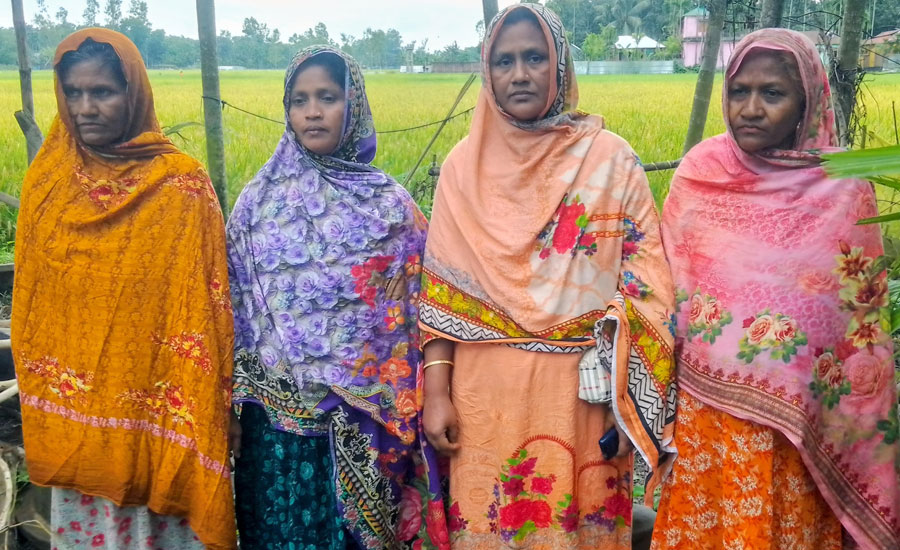কুড়িগ্রামে জমি নিয়ে ভাই-বোনদের বিরোধ: ধান কাটতে বাধা, থানায় অভিযোগ