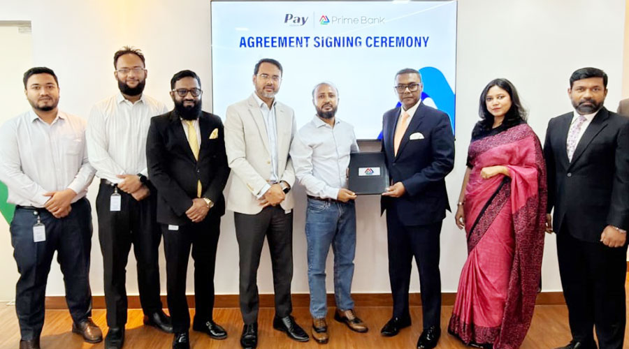 প্রাইম ব্যাংক ও পে’স্টেশনের চুক্তি, সহজ হচ্ছে লেনদেন সেবা