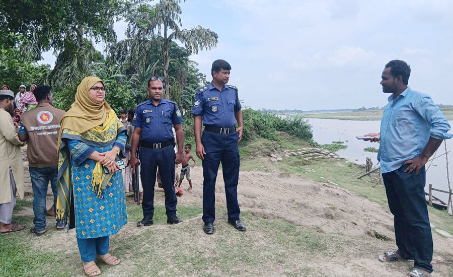 শেরপুরে অবৈধভাবে বালু উত্তোলন করায় এক ব্যক্তির ৫০ হাজার টাকা অর্থদন্ড