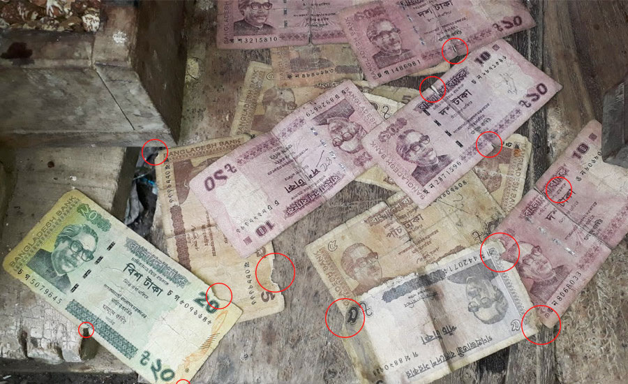 টাকা যেন জীবাণুর কারখানা, একাংশ পোড়ে কারা?