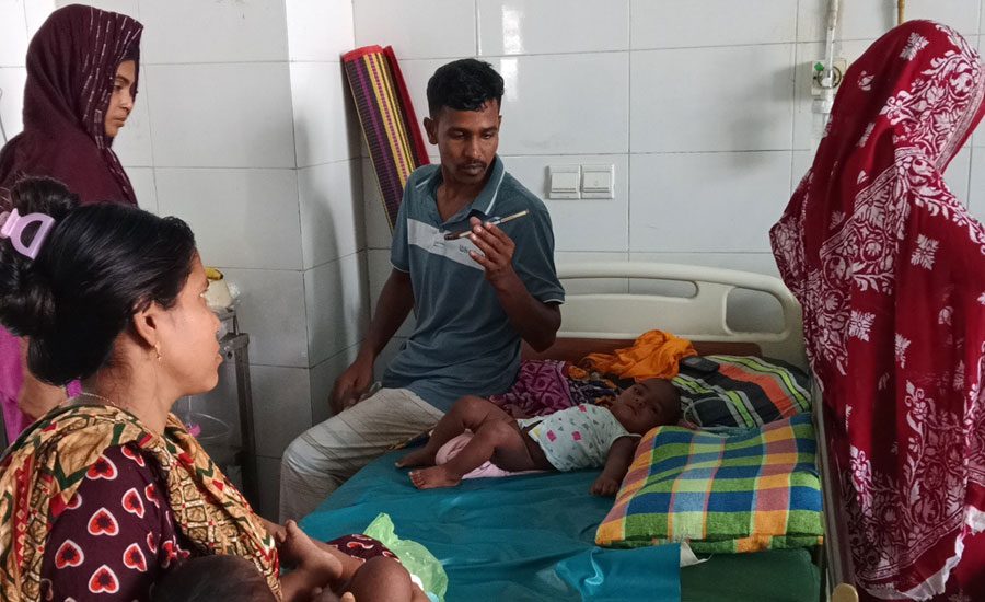 গাজীপুরে হাম পরিস্থিতি: চলতি বছরে ভর্তি ৮১৬, বর্তমানে হাসপাতালে চিকিৎসাধীন ৫৭