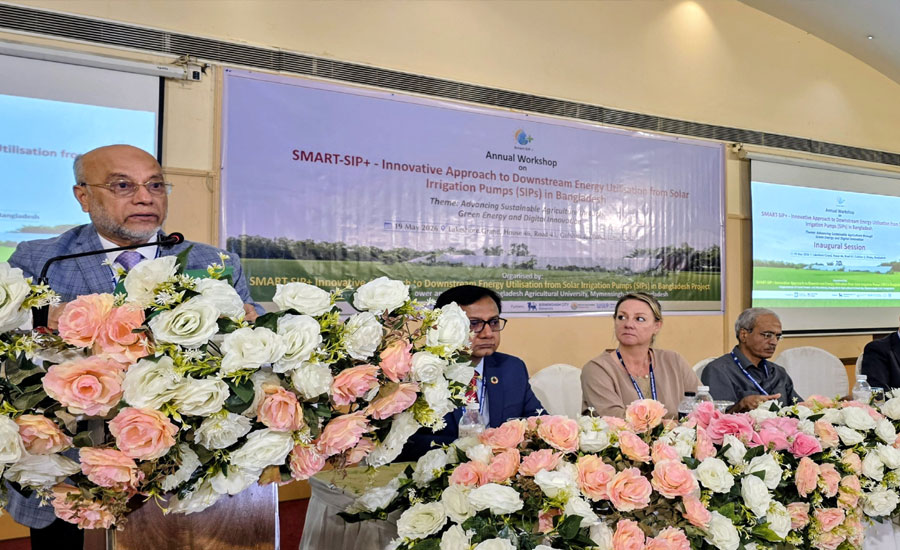 কৃষিতে ডিজেলের ব্যবহার কমিয়ে নবায়নযোগ্য শক্তির বহুমুখী ব্যবহারে বাকৃবিতে 'স্মার্ট-সিপ প্লাস' কর্মশালা