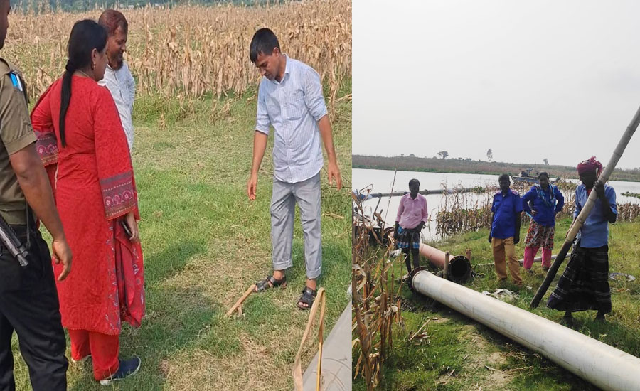 নতুন সময়ে সংবাদ প্রকাশের জেরে বালু উত্তোলন বন্ধ করলেন ইউএনও