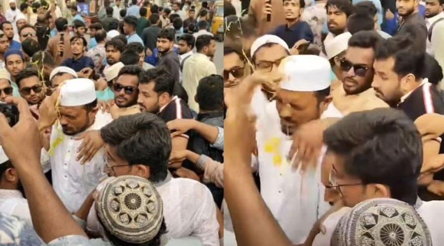 ঝিনাইদহে নাসীরুদ্দীন পাটওয়ারীর ডিম নিক্ষেপ, অভিযোগ ছাত্রদল-যুবদলের বিরুদ্ধে