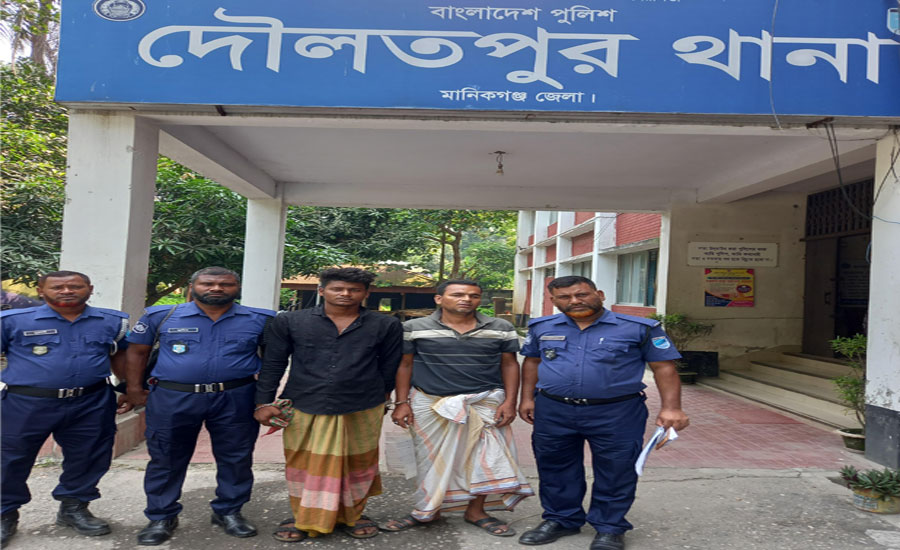 দৌলতপুর বাজারে পুলিশের অভিযানে ৮০ হাজার টাকার হেরোইনসহ আটক ১