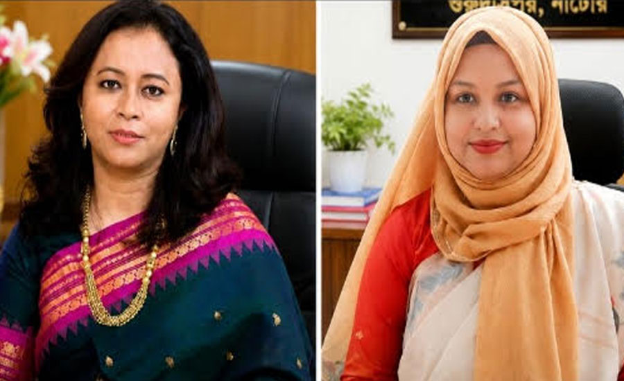 বিভাগীয় শ্রেষ্ঠ ডিসি আসমা ও জেলার শ্রেষ্ঠ ইউএনও ফাহমিদা, নাটোরে আনন্দ