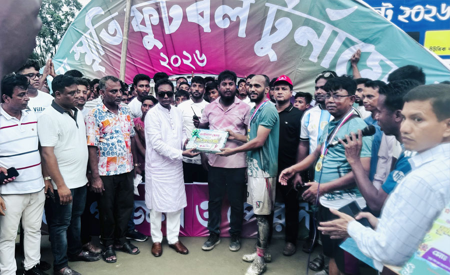 নাঙ্গলকোটে জিয়া স্মৃতি ডাবল হোন্ডা কাপ ফুটবল টুর্নামেন্ট ফাইনাল খেলা ও পুরস্কার বিতরণ