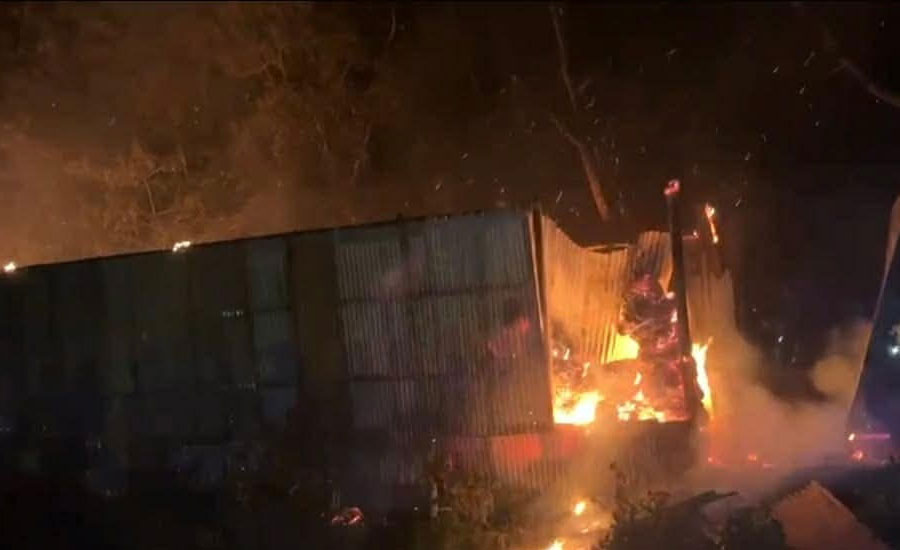 ভালুকায় তুলার গোডাউনে আগুন, ক্ষয়ক্ষতির দাবি প্রায় ২০ লাখ টাকা