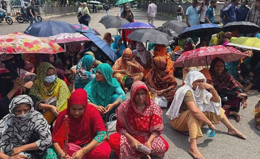 মহাখালী-তেজগাঁও সড়ক অবরোধ