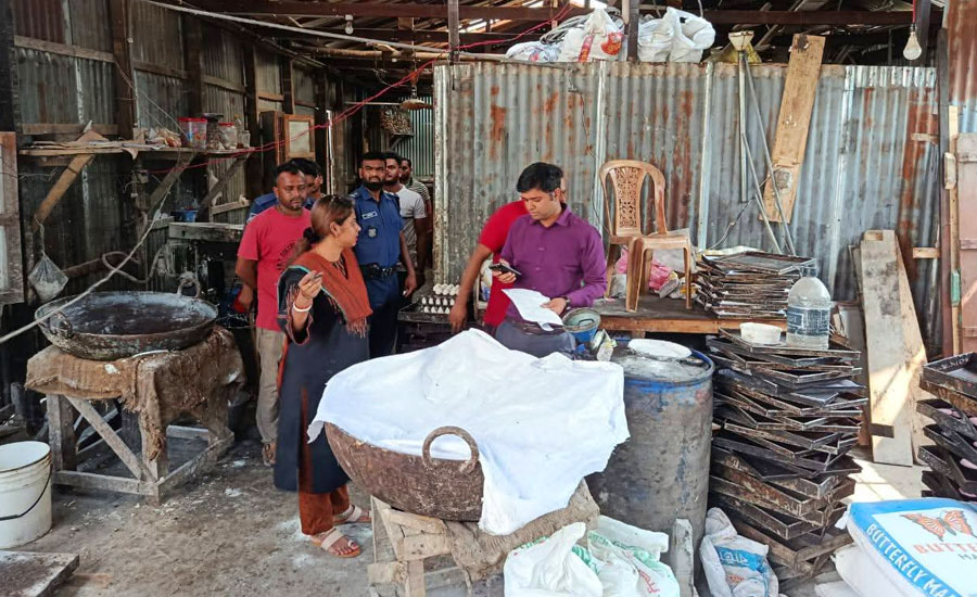 নিরাপদ খাদ্য নিশ্চিতকরণ ও বাল্যবিবাহ প্রতিরোধে  মোবাইল কোর্ট অভিযান 
