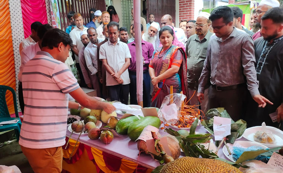 শ্রীবরদীতে তিনদিন ব্যাপী জাতীয় ফল মেলার উদ্বোধন 