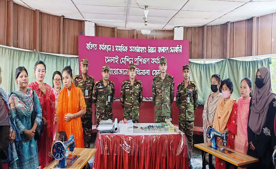 দীঘিনালা জোনের উদ্যোগে স্বাবলম্বী হওয়ার পথে ২০ নারী