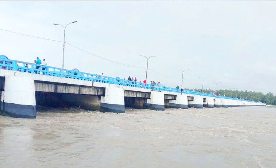 উজানের ঢল: তিস্তার পানি বিপৎসীমার ১৫ সেন্টিমিটার নিচে, নিম্নাঞ্চলে বন্যার শঙ্কা