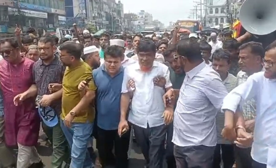 আওয়ামী লীগের প্রতিষ্ঠাবার্ষিকী ঘিরে গাছায় বিএনপির শক্তি প্রদর্শন, প্রতিবাদ মিছিল