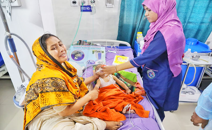 হামের উপসর্গ নিয়ে আরও ৯ শিশুর মৃত্যু