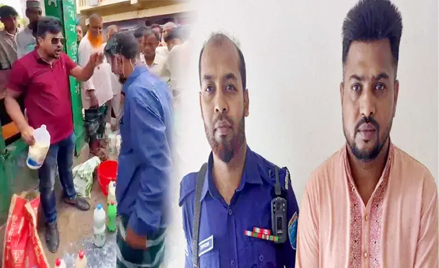 মাদারীপুরে খামারিদের মাথায় দুধ ঢেলে হেনস্থা, কনটেন্ট ক্রিয়েটর গ্রেপ্তার