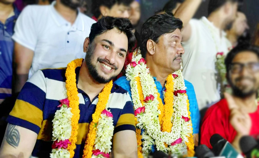 চলচ্চিত্র শিল্পী সমিতির সভাপতি শিবা সানু, সম্পাদক জয় চৌধুরী