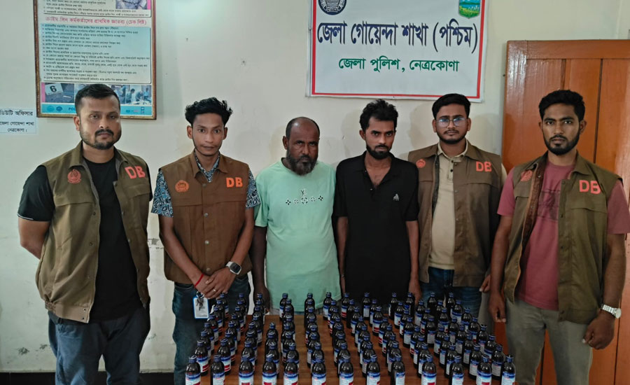 দুর্গাপুরে মাদকবিরোধী অভিযান,হামলায় ডিবির ৫ সদস্য আহত