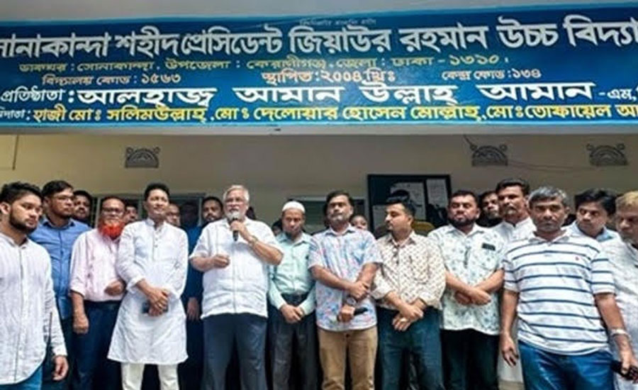 কেরানীগঞ্জে আমান উল্লাহ আমানের উন্নয়নকাজের উদ্বোধন
