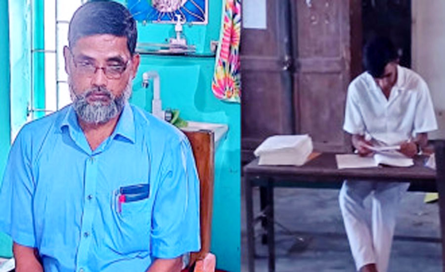 পাবলিক পরীক্ষা অপরাধ আইনে শিক্ষক ছাত্র গ্রেপ্তার 
