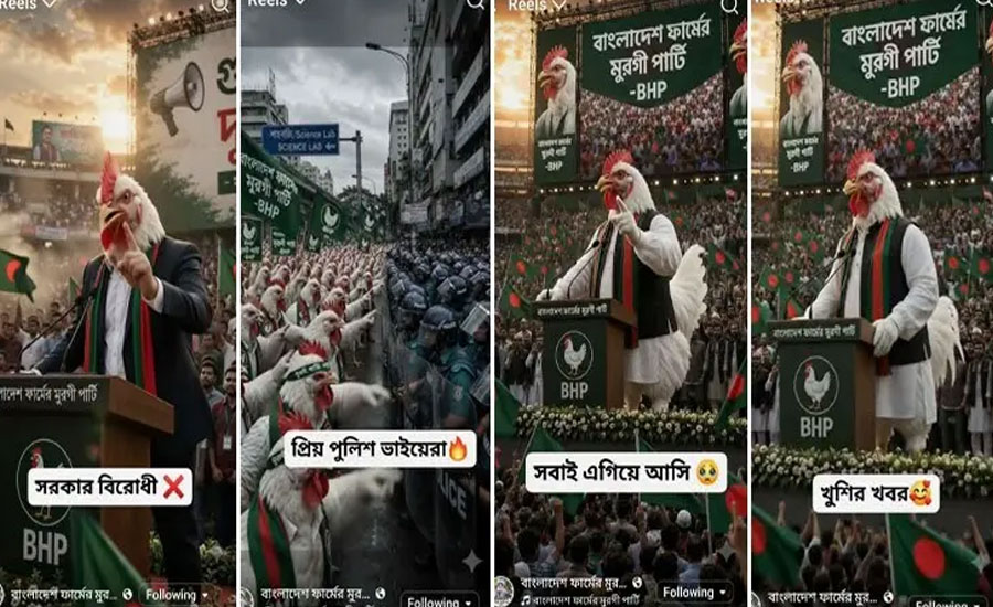 ফার্মের মুরগি পার্টি নামে ফেসবুক পেজ, দেওয়া হচ্ছে নানান বার্তা
