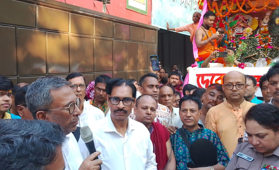 চাঁদপুরে শ্রীশ্রী জগন্নাথ দেবের রথযাত্রা অনুষ্ঠিত