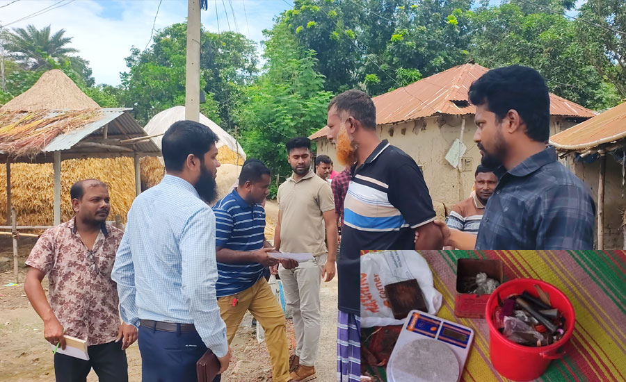 নাটোরের নলডাঙ্গায় মাদক মামলায় ভ্রাম্যমাণ আদালাতের অভিযান, একজনকে কারাদণ্ড ও অর্থদণ্ড