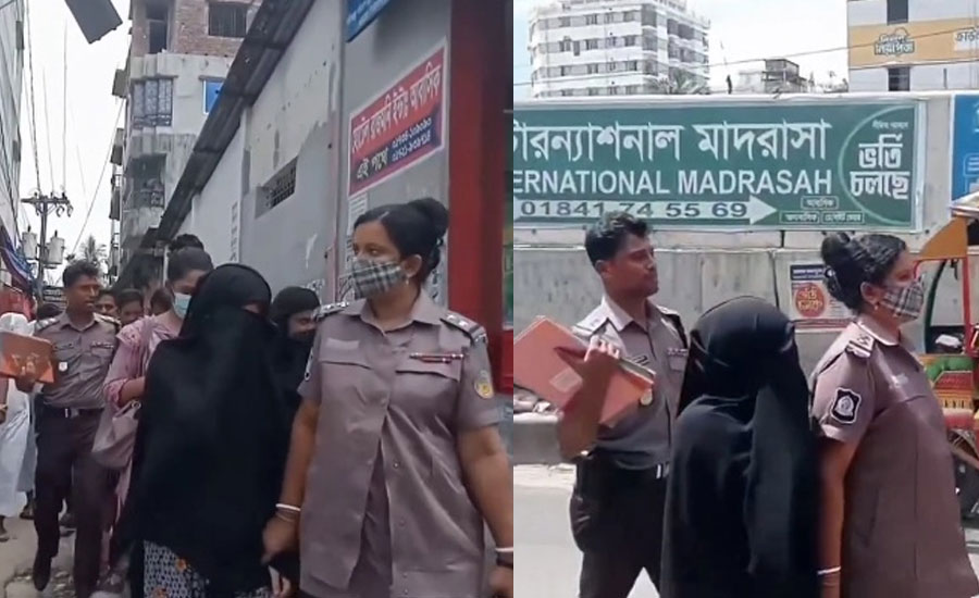 গাজীপুরে আবাসিক হোটেলে পুলিশের অভিযান: ২ নারী ‘মুফতি’সহ গ্রেপ্তার ৭