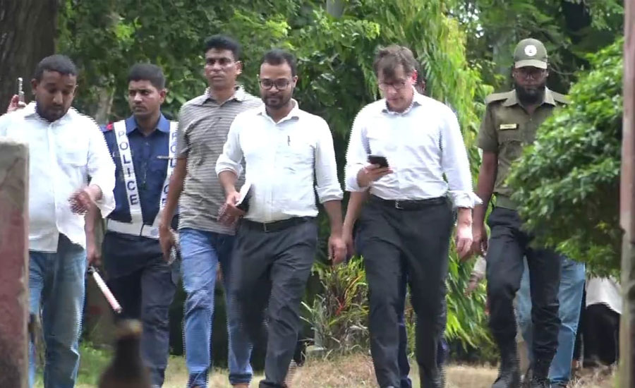 নাটোর রাজবাড়ী পরিদর্শনে বাংলাদেশে নিযুক্ত ফ্রান্সের রাষ্ট্রদূত