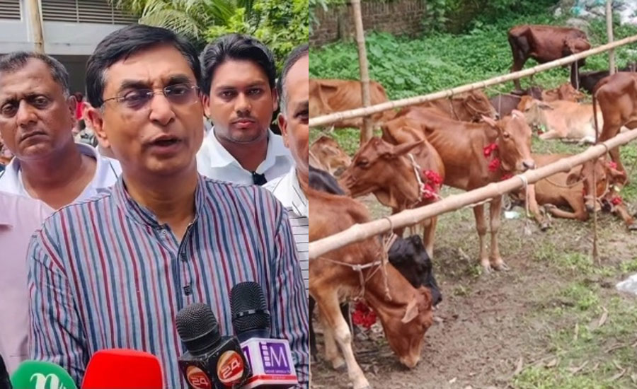 কালিয়াকৈরে ভিক্ষুক পুনর্বাসনে ব্যতিক্রমী উদ্যোগ, লটারিতে ৫০ জন পেলেন গরু