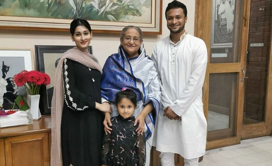 শেখ হাসিনার সঙ্গে সংবাদ সম্মেলনে থাকছেন সাকিব আল হাসান