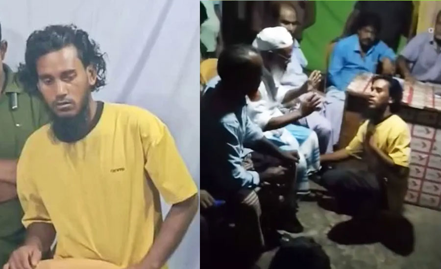 পরকীয়ার অভিযোগে গ্রামবাসীর হাতে আটক কনটেন্ট ক্রিয়েটর রিপন মিয়া
