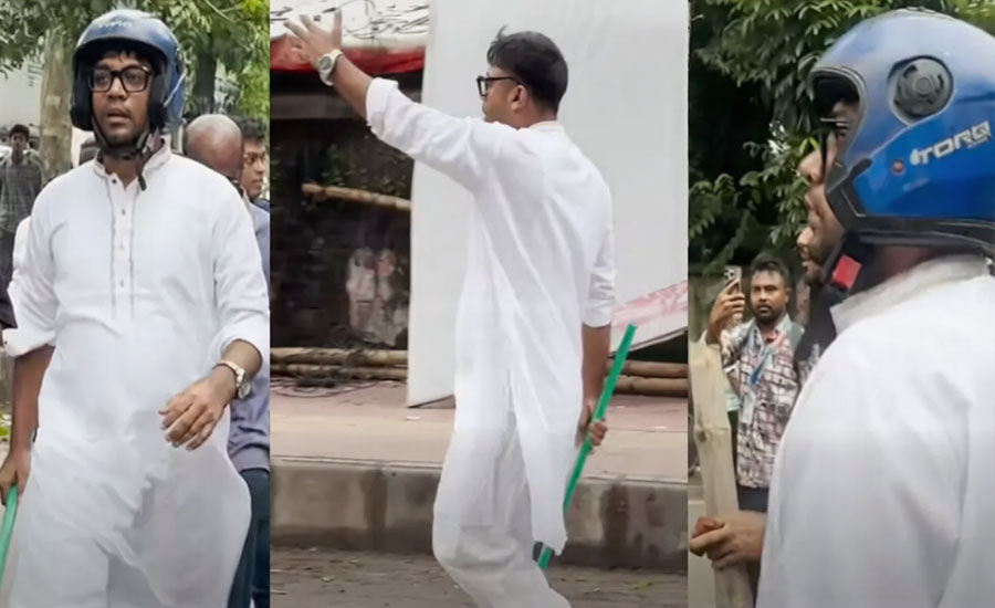 ছাত্রদলকে ‘রক্ষায়’ মাঠে নামলেন যুবদল নেতা নয়ন 