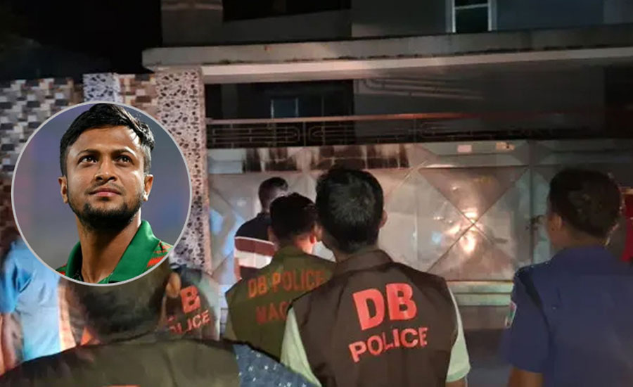 মাগুরায় সাকিব আল হাসানের বাড়িতে হামলা