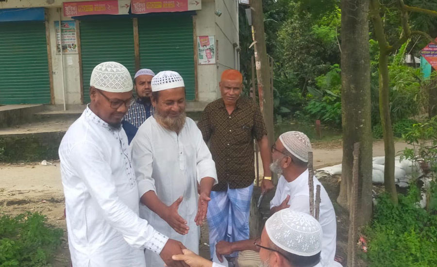 সোনারগাঁওয়ে জামায়াতে ইসলামী সমর্থিত ইউপি চেয়ারম্যান পদপ্রার্থীর গণসংযোগ 