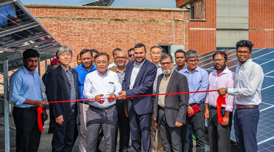 ঢাকা ইপিজেড-এ সৌর বিদ্যুৎ প্রকল্পের যাত্রা শুরু করলো গুনজে ইউনাইটেড