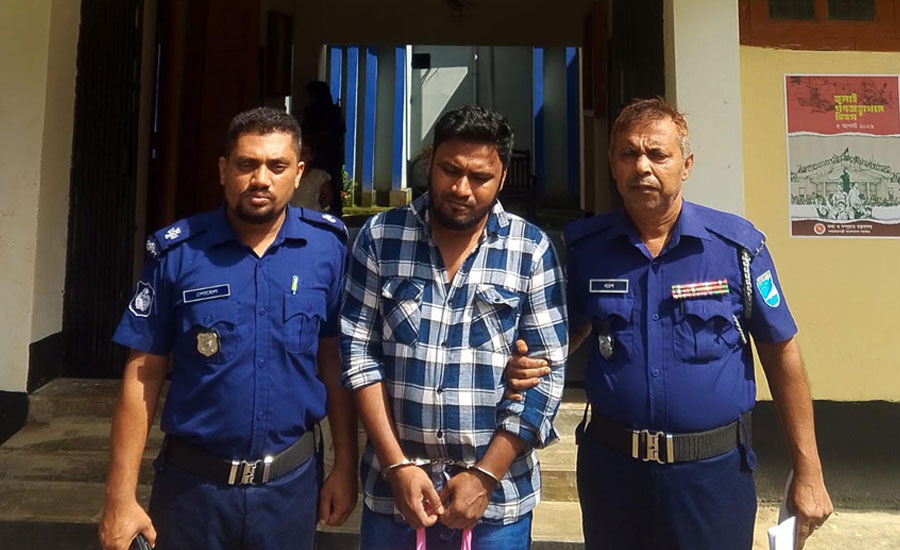 চরভদ্রাসনে পাঁচ বছরের সাজাপ্রাপ্ত আসামি গ্রেপ্তার, আদালতে প্রেরণ