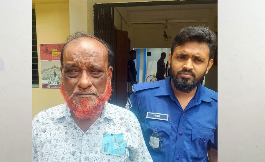 চরভদ্রাসনে সন্ত্রাসবিরোধী আইনের মামলায় ৬০ বছরের ব্যক্তি গ্রেপ্তার, আদালতে