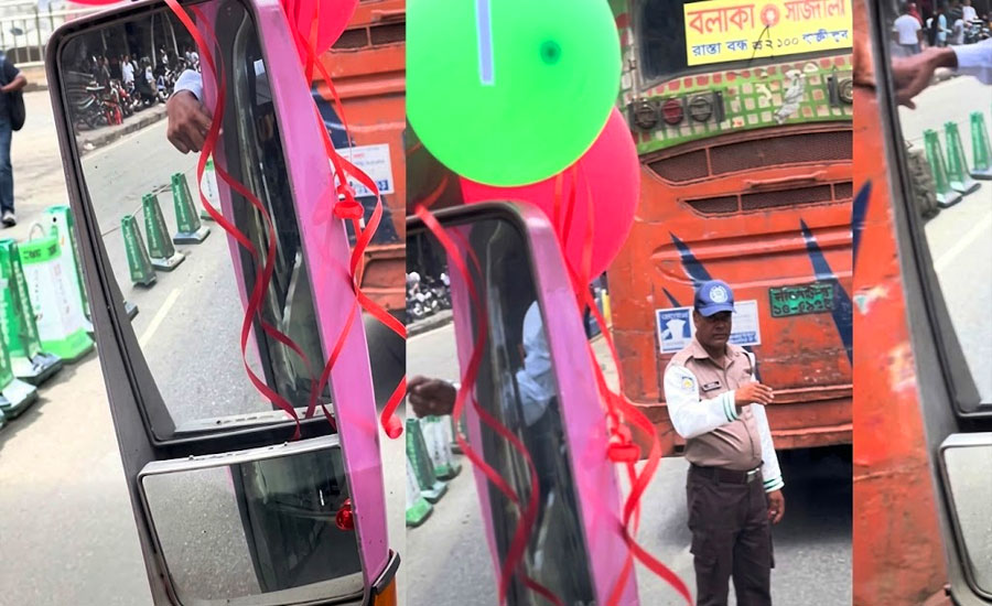 চালুর প্রথম দিনেই দুর্ঘটনার কবলে পিংক বাস