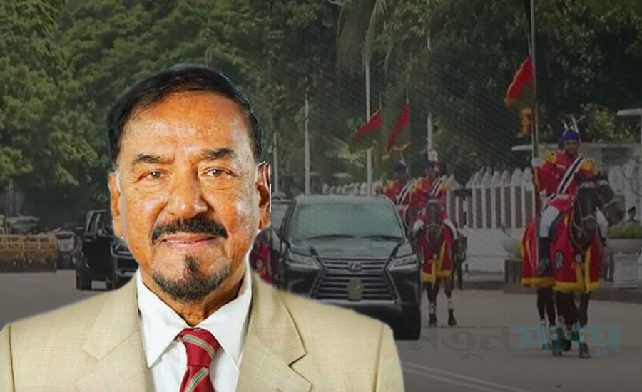 বঙ্গভবন থেকে আনুষ্ঠানিক বিদায় নিলেন অস্থায়ী রাষ্ট্রপতি হাফিজ উদ্দিন