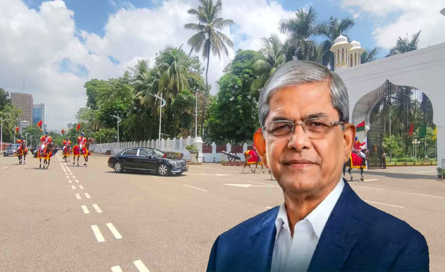 বঙ্গভবনে উঠলেন রাষ্ট্রপতি মির্জা ফখরুল